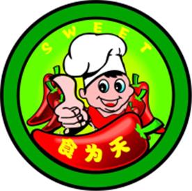 长沙食为天小吃培训logo