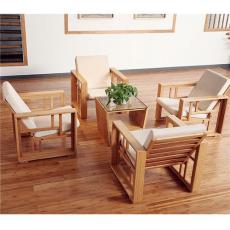 美时美器竹家具创意家居中式简约沙发套组