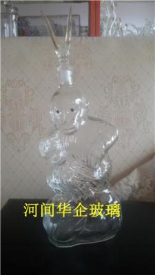 生肖玻璃猴子酒瓶艺术酒瓶