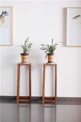 美時美器 竹家具簡約重竹室內單層花架3852