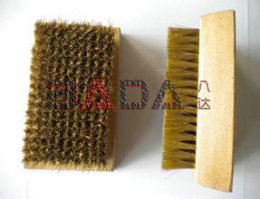 铜丝毛刷 清洗网纹辊铜丝刷 木板铜丝刷