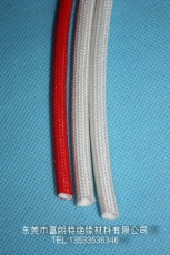 硅橡胶玻璃纤维套管 内胶外纤