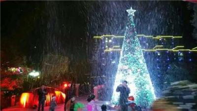 广州圣诞雪花机人工造雪机舞台飘雪机租赁